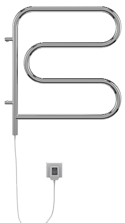 Электро 25 F-обр 600х600 поворотный Полотенцесушитель TERMINUS Усолье-Сибирское - фото 2