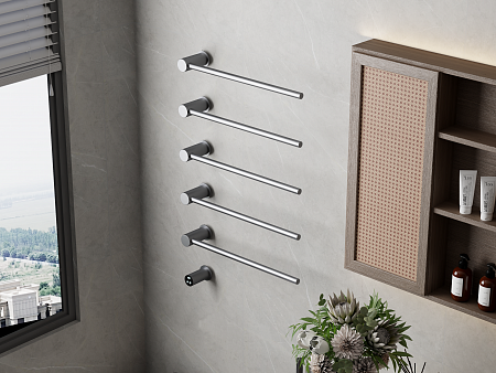 Аккорд П5 500х800 электро Полотенцесушитель TERMINUS Оружейная сталь Усолье-Сибирское - фото 5