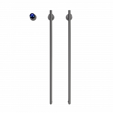 Рондо П2 350х760 электро Полотенцесушитель TERMINUS Оружейная сталь Усолье-Сибирское - фото 2