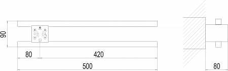 Полка Электро П2 ПРОФ 500х90 NEW Усолье-Сибирское - фото 4