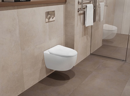 Подвесной унитаз безободковый Terminus Енисей Монолит 560х390 белый Усолье-Сибирское - фото 1 Подвесной унитаз безободковый Terminus Енисей Монолит 560х390 белый Усолье-Сибирское - фото 1